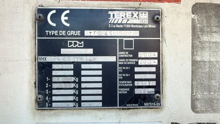 Reach stacker Terex TFC45 - 6