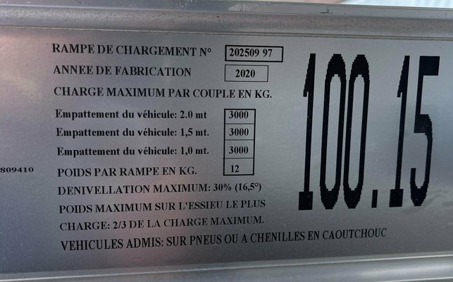 Remorque plateau Hubière TPG 3502 OPTIMA