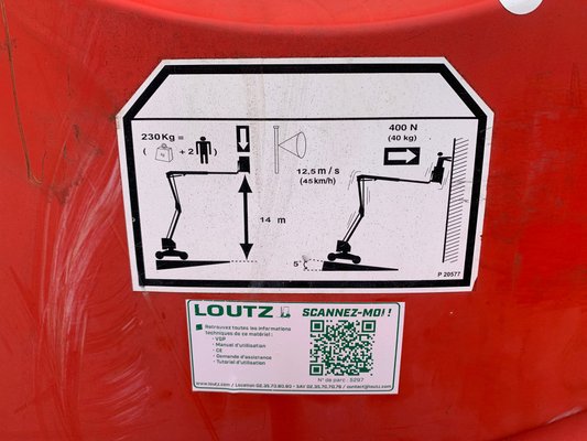 Nacelle articulée Haulotte HA16SPX