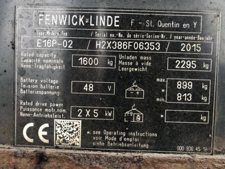 Chariot élévateur électrique Fenwick Linde E16P-02 - 5