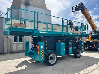 Nacelle ciseaux diesel Sunward SWSL1623RT - 12