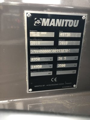 Chariot élévateur diesel Manitou MSI35
