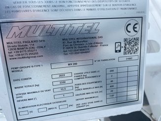Nacelle sur camion Multitel MX200 - 13