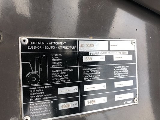 Chariot élévateur diesel Manitou MSI35
