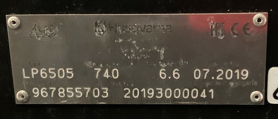 Unknown range 997 Husqvarna LP6505