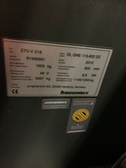 Chariot à mât rétractable électrique Jungheinrich ETV 216 - 1