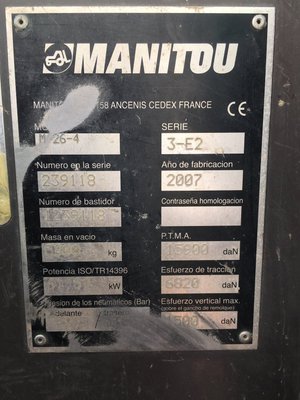 Chariot élévateur diesel Manitou M26-4