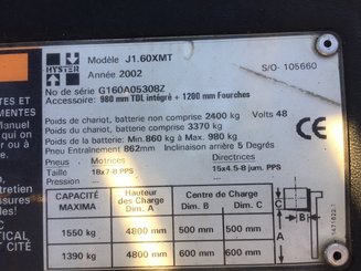 Chariot élévateur électrique Hyster J1.60XMT - 5